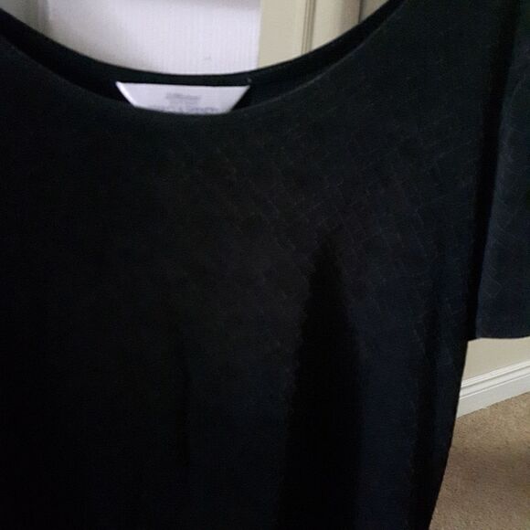 2/$35 SALE MARK & Spencer's XL Traveller knit top. Black - Picture 6 of 8